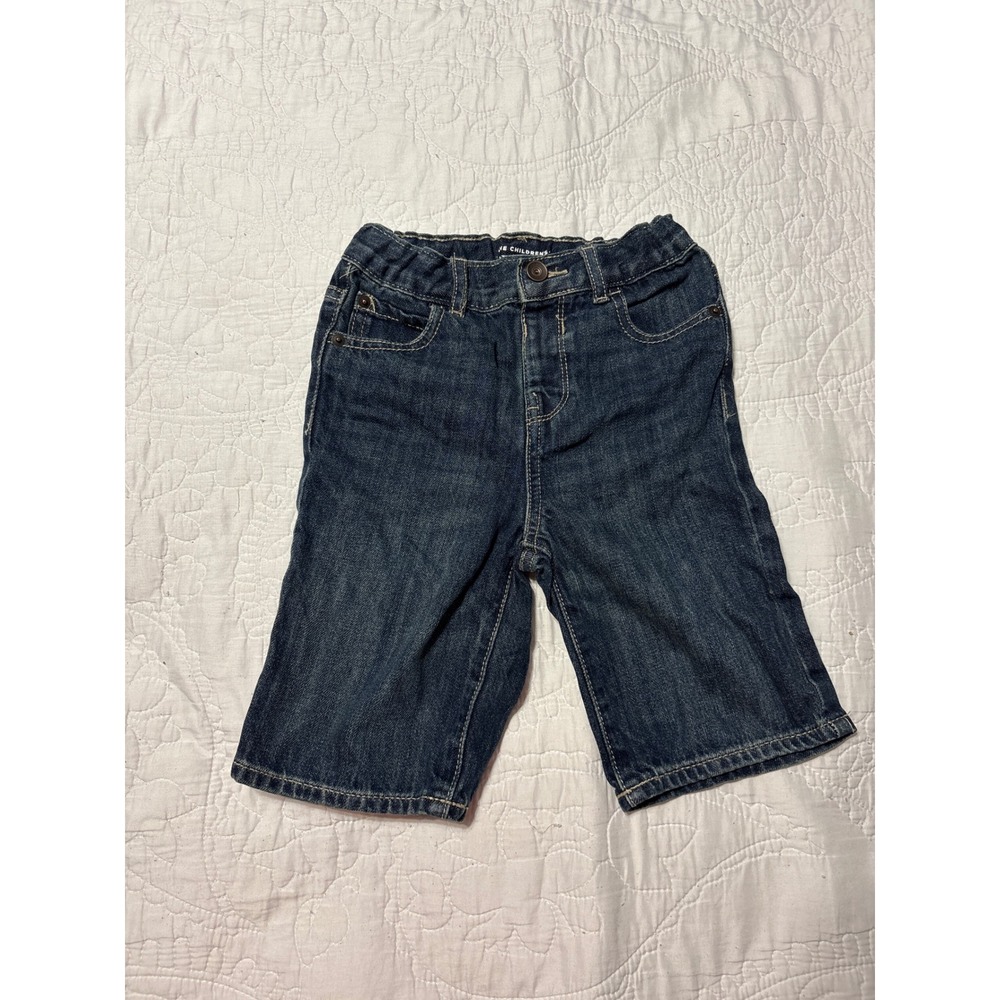 The Childrens Place Jeans Shorts Kids 5T Blue Denim Adjustable Waist